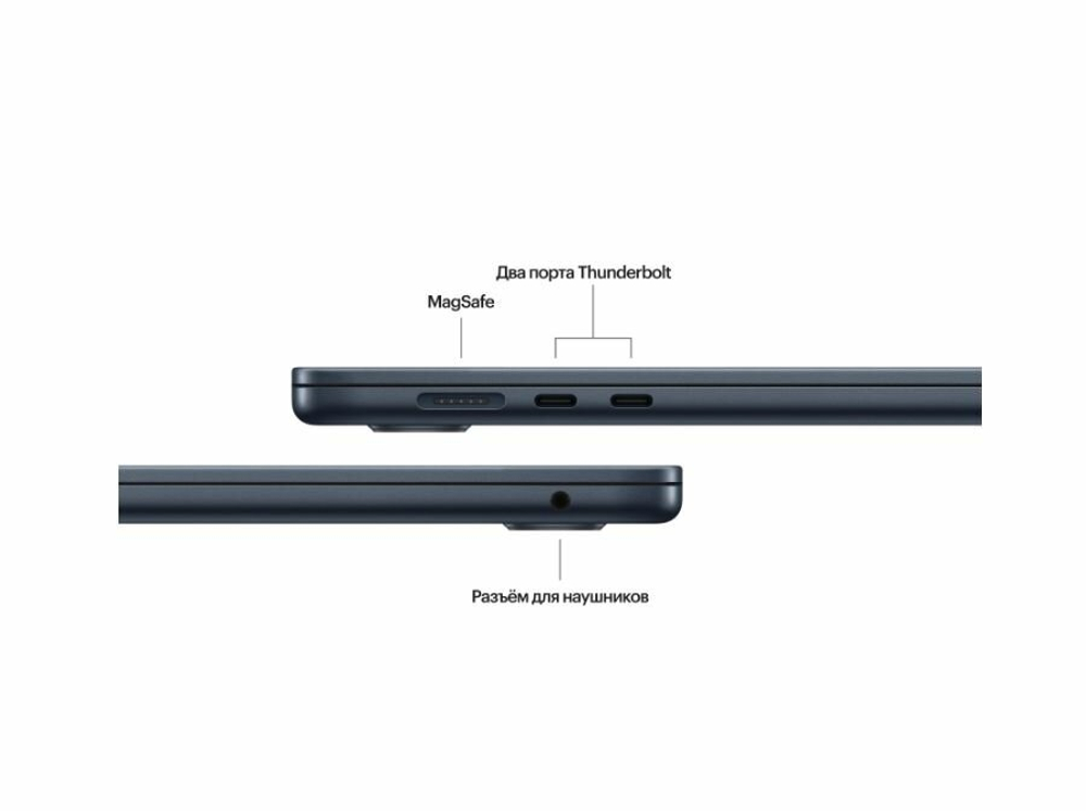 Ноутбук Apple MacBook Air 13 (2024), M3, 8/256Gb (MRXV3), Midnight
