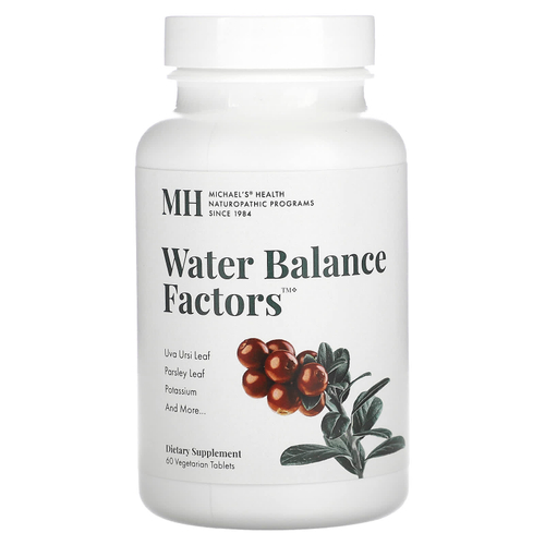 Michael's Health, Water Balance Factors, 60 вегетарианских таблеток