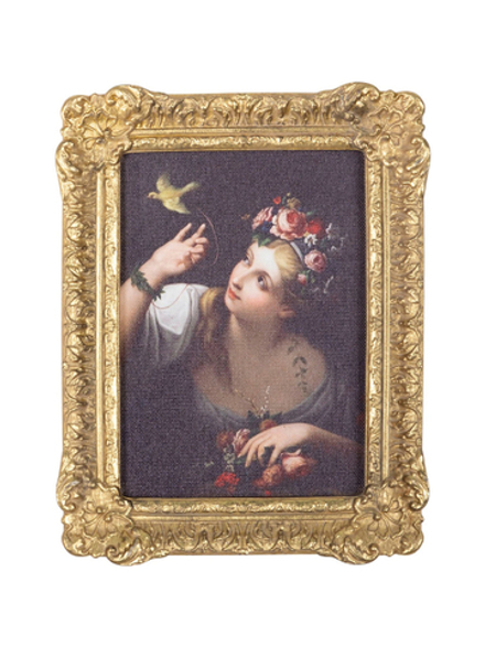 GLASAR Картина настенная Дама с венком