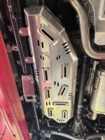 Защита днища 8мм для Lexus GX 550 OverTrail 3.5 Twin Turbo 2024 Лексус Защита кпп картера двигателя коробки бака