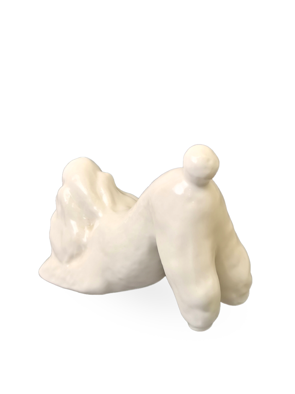 Фарфоровая статуэтка "Пудель" ЛФЗ, СССР, 1970-1990 гг.