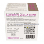 Массажные свечка с ароматом Малина & Ванильный крем от Shiatsu 130 гр.