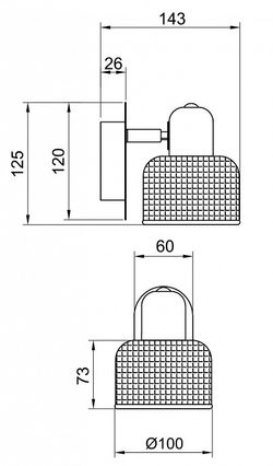 Спот Freya Debora FR5344-WL-01-CH