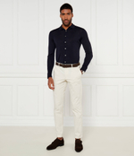 Хлопковая рубашка SAFINO van Laack - темно-синий(82 8611 S00173)