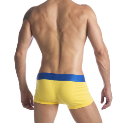 Мужские трусы боксеры желтые Calvin Klein Brazil