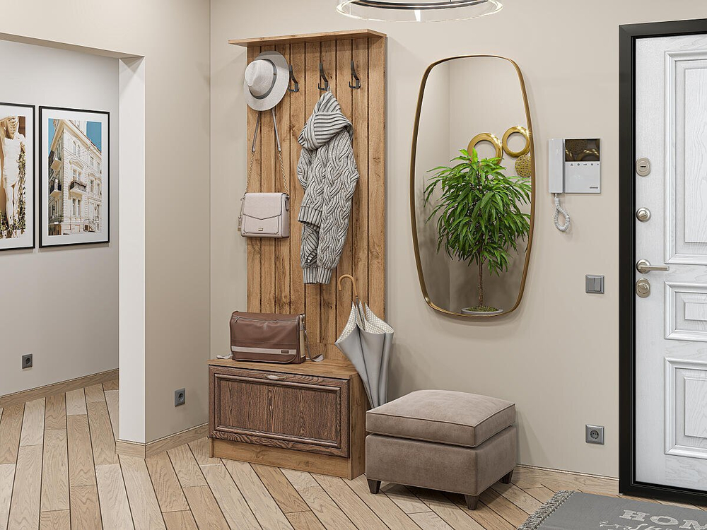 Прихожая Стиль-01 Brown Dreamline Дуб Вотан