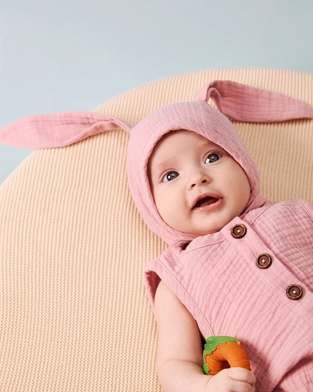 Боди детское Loomknits, Розовый