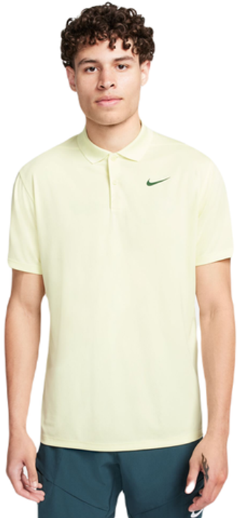Мужское теннисное поло Nike Court Dri-Fit Pique Polo - зеленый