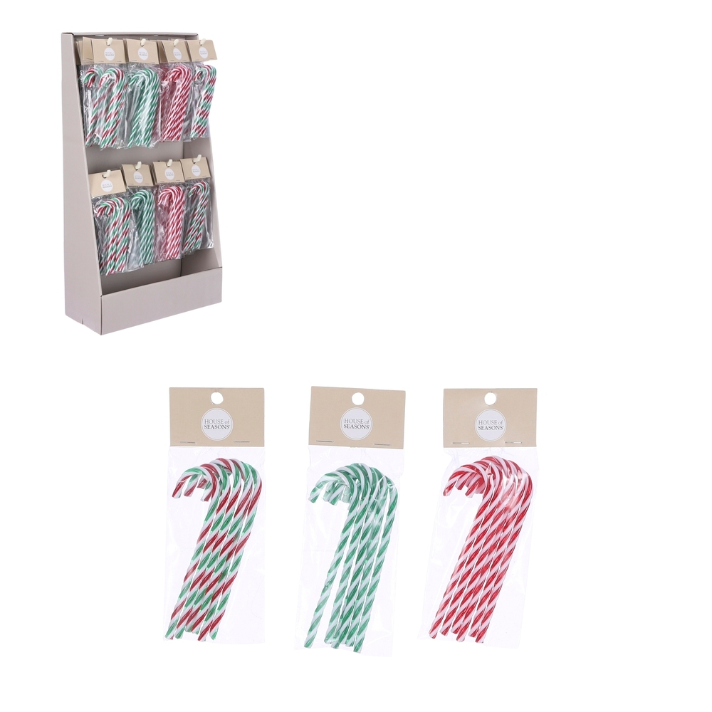 Новогодний декор House of Seasons Конфета-трость 3х12,5см в ассортименте