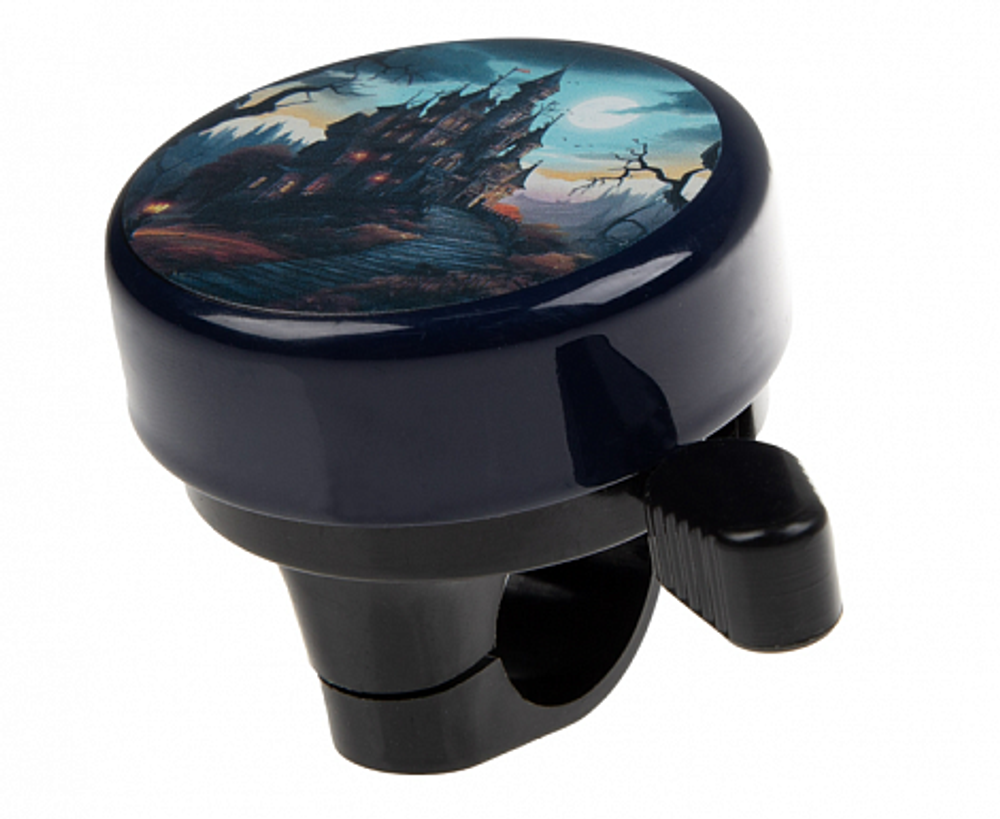 Звонок 23-45S-38 сталь/пластик, черный диаметр 54мм