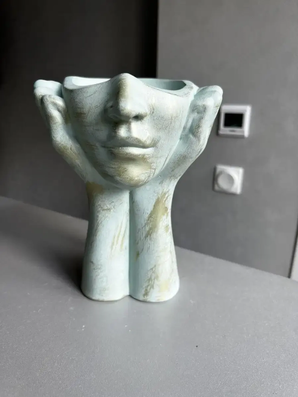 Кашпо-Ваза интерьерная для суккулентов