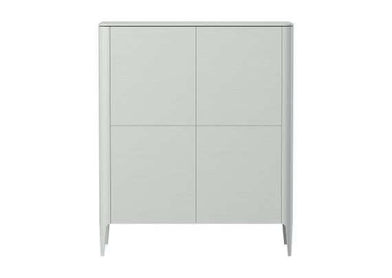 Шкаф Type oak 4 двери (светло-серый)