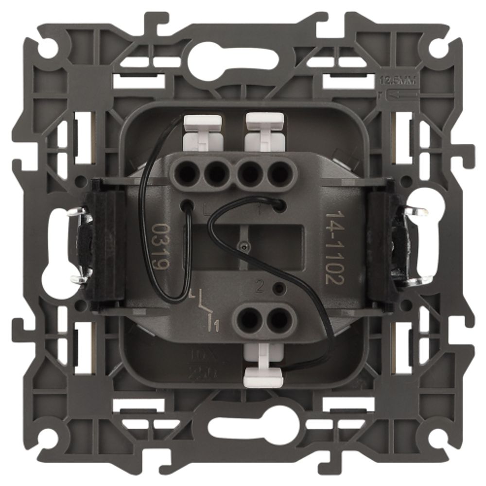 14-1102-02 ЭРА Выключатель с подсветкой, 10АХ-250В, IP20, Эра Elegance, сл.кость | Elegance Слоновая кость