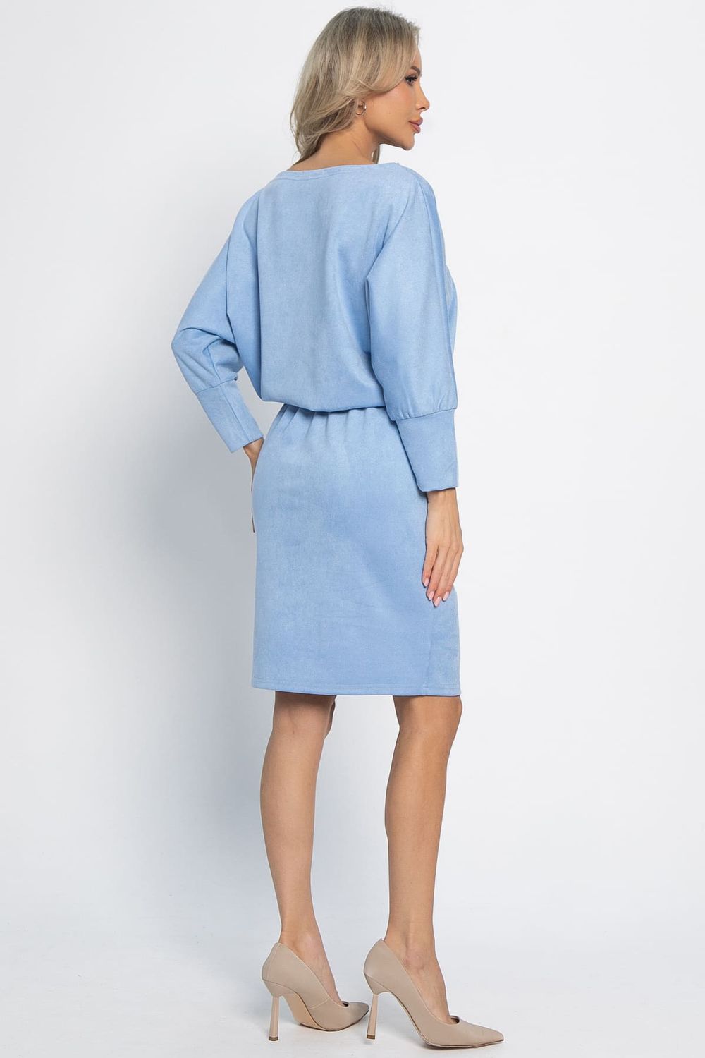 Платье Неслучайная встреча (пыльно-голубое) П15094-19М LT Collection