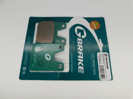 Колодки тормозные GM-02044S G-brake (MCB702, FDB2084, FA267)