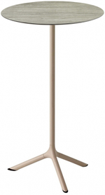 Стол ламинированный барный Scab Design Tripe, тортора, состаренный серый дуб