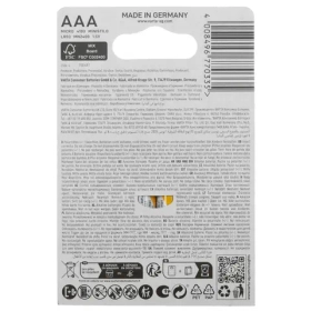 AAA Батарейка VARTA Energy LR03 Alkaline, 2 шт.