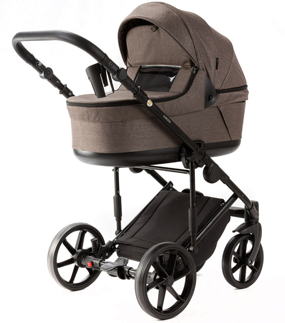 Детская коляска Adamex Locco Light 2 в 1 LL-TK21 TIP (ШОКОЛАД)
