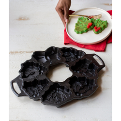 Форма для приготовления печенья чугунная 30см Lodge