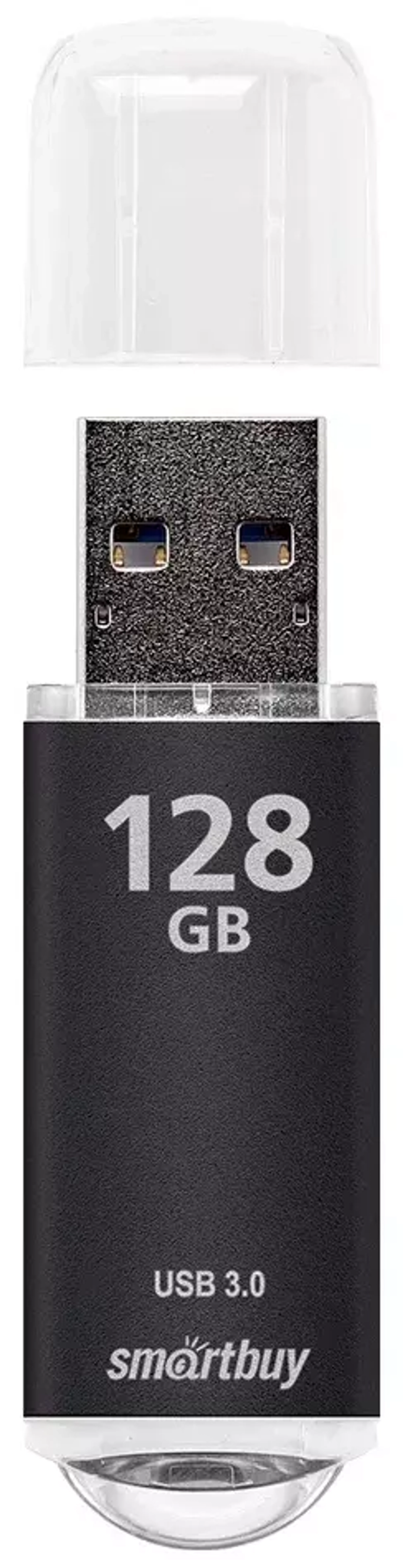 Флешка 128GB USB 3.0 SmartBuy V-Cut Black