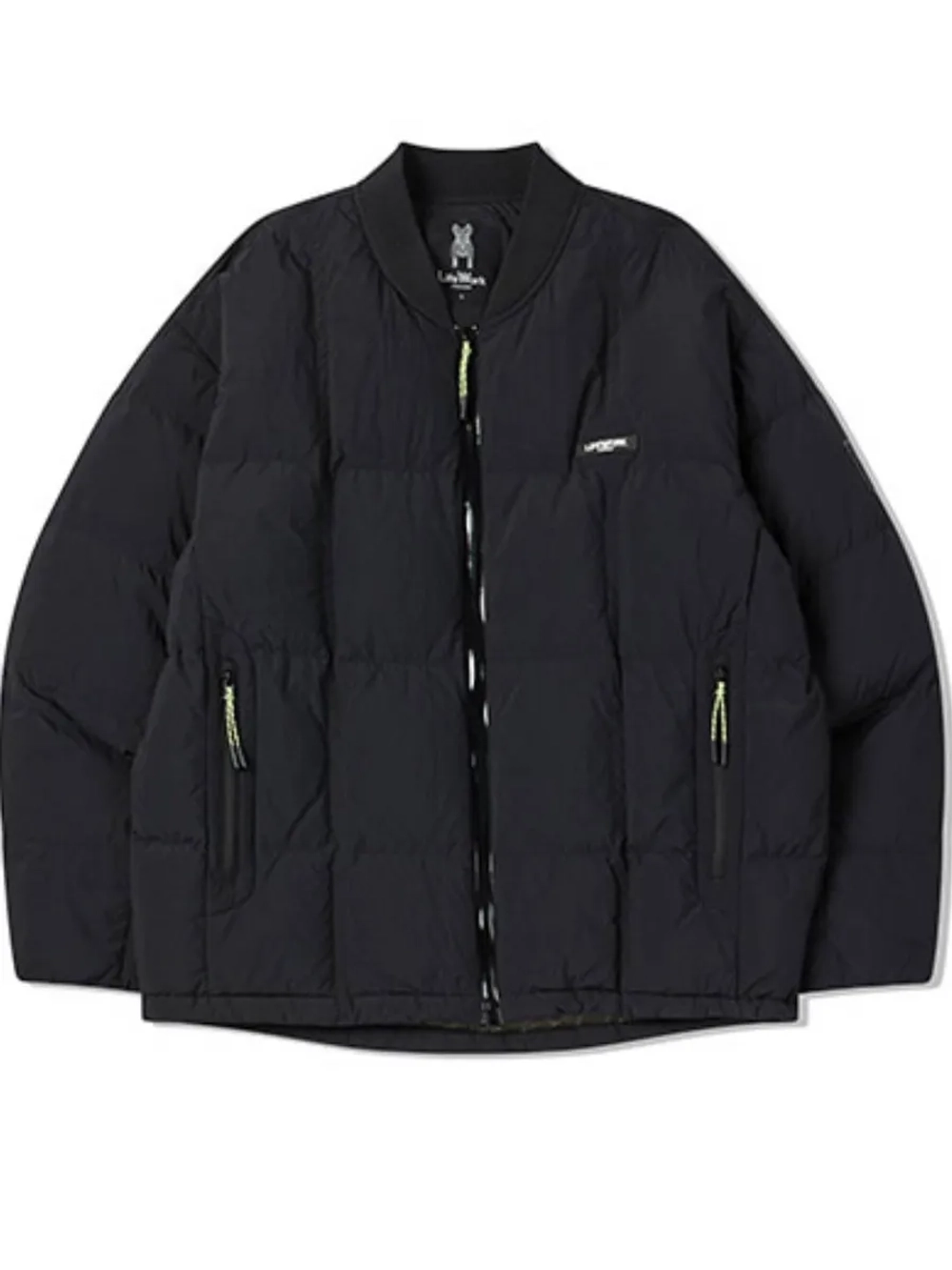 Стеганный пуховик средней плотности