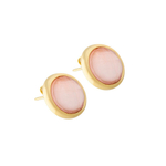 Серьги пусеты Possebon Quartz Rose A9997.9 R/G