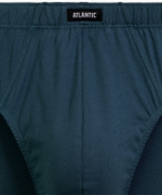 Мужские трусы слипы классика Atlantic, набор 2 шт., хлопок, сине-зелёные + зелёные, 2RMP-006