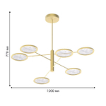 Подвесная светодиодная люстра Favourite Imma 4374-6P