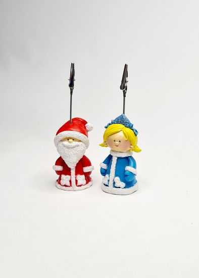 Набор держателей "Снегурочка и Дед Мороз"