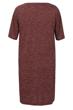 Трикотажное платье 2884ЛП, вишневый #95В052884ЛП