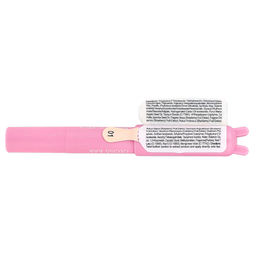 TonyMoly, Petite Bunny Gloss Bar, 01 сочная клубника, 2 г (0,07 унции)