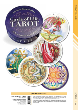 Circlle of Life Tarot (78 Tarot Cards in Round Shape) / Таро Круг Жизни (новое издание в футляре)