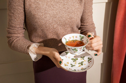 Wedgwood - Чайная чашка с блюдцем Wild Strawberry 170мл / артикул   1053287  / GTIN 4582112839557