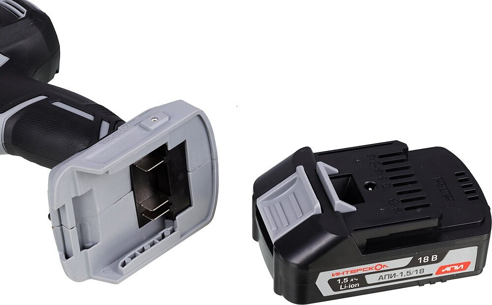 Акк. удар. дрель-шуруп. ДАУ-13/18ВК Li-ion АПИ (кейс, 2 аккум. 1,5Ач, ЗУ) "Интерскол" 573.1.2.70