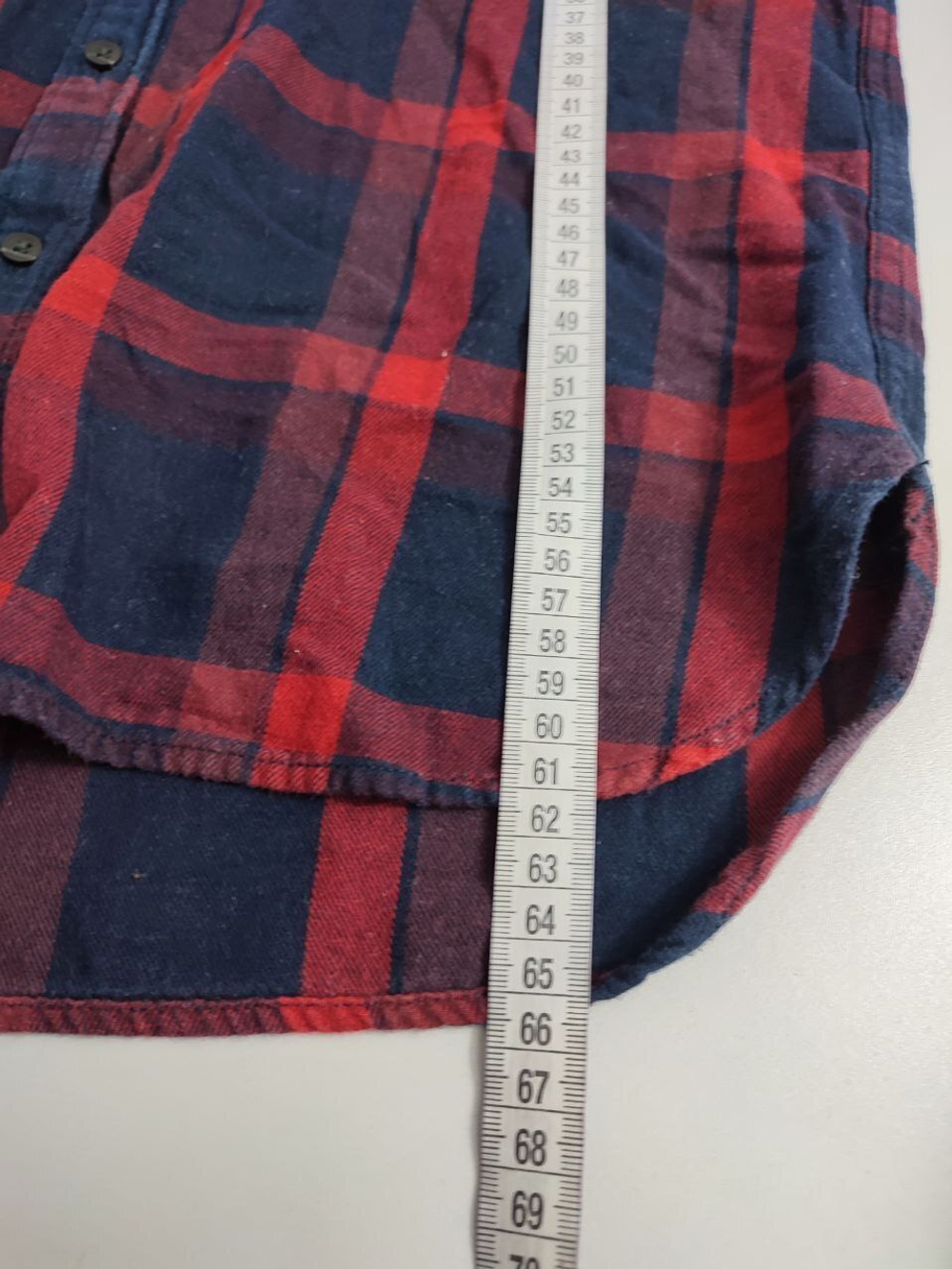 Рубашка Uniqlo в клетку 44 размер