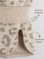 Шапка шлем детская зимняя вязаная