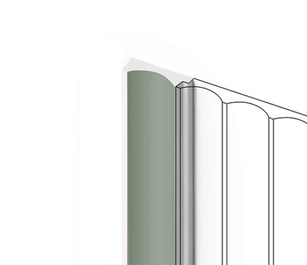 Финишный молдинг декорированный HiWood, 270x3,2 см