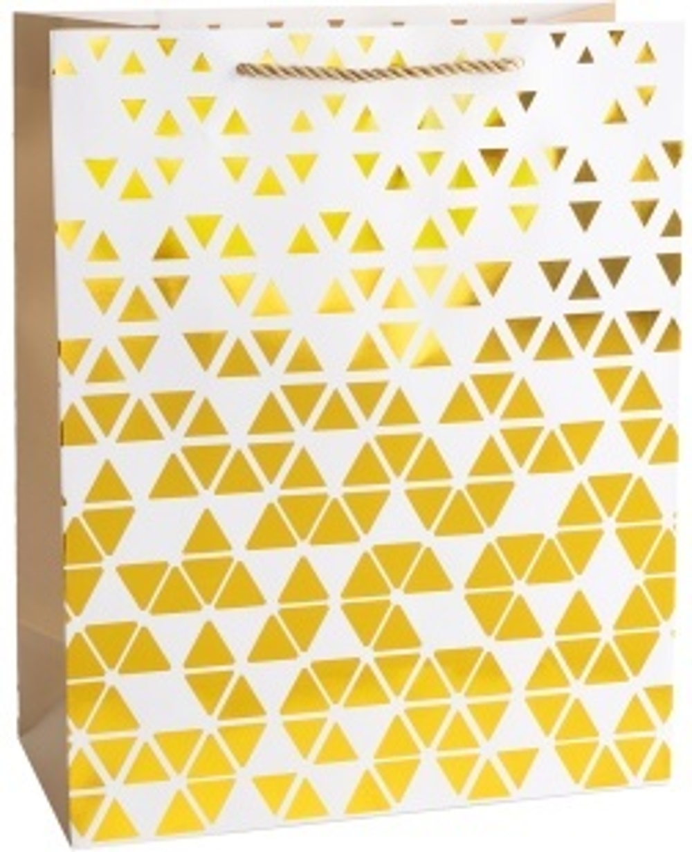 Пакет подарочный Эффектная серия Дизайн №2 Металлик 23*18*10 см.