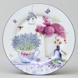 ТАРЕЛКА ЗАКУСОЧНАЯ LEFARD ЛАВАНДОВАЯ ВЕСНА 20,5 СМ МАЛ.УП.=4шт.