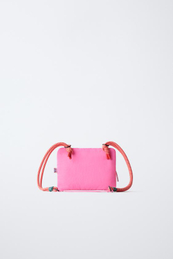 ZARA СУМКА ИЗ ВЫСОКОТЕХНОЛОГИЧНОЙ ТКАНИ, РАЗНОЦВЕТНЫЙ