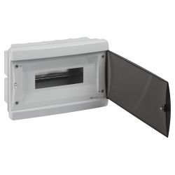 Корпус пластиковый встраиваемый ЭРА COMFORT ЩРВ-П-12 IP40 прозрачная крышка белый | Корпуса пластиковые модульные