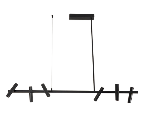 07613-6AS,19 Люстра Верония черный Led 18W
