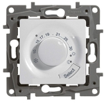 Терморегулятор для тёплого пола с внешним датчиком в комплекте 16А 230В - белый ETIKA Legrand