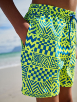 Плавки для мальчика Next E90-236, Ярко-зеленый, Синий