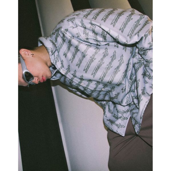 Рубашка Logo Флисовая Белая - фото 6