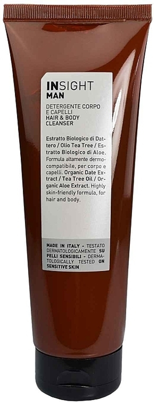 INSIGHT Man Hair and Body Cleanser 250ml Очищающее средство