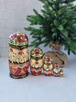 Матрешка сказка микс 5мест 15см