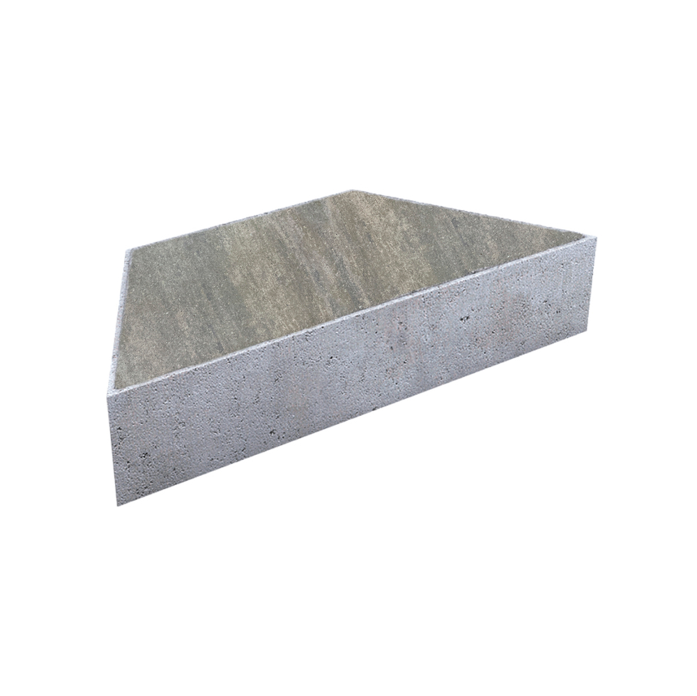 Тротуарная плитка ТРАПЕЦИЯ - Искусственный камень Габбро