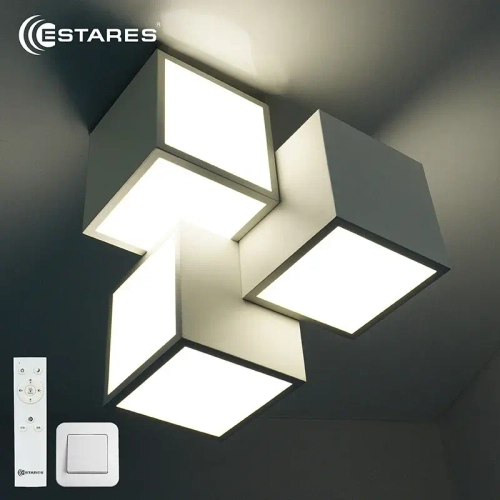 Управляемый светодиодный светильник SOLARIUM 70W 3C-RC-360x360x360-WHITE/WHITE-220-IP20