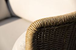 "Аликанте" лаунж-зона из искусственного ротанга, цвет соломенный